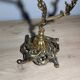 Pair of bronze candlesticks