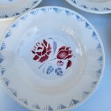 Lot 9 deep plates ▪︎ Art Deco ▪︎ Jane ▪︎ Niderviller