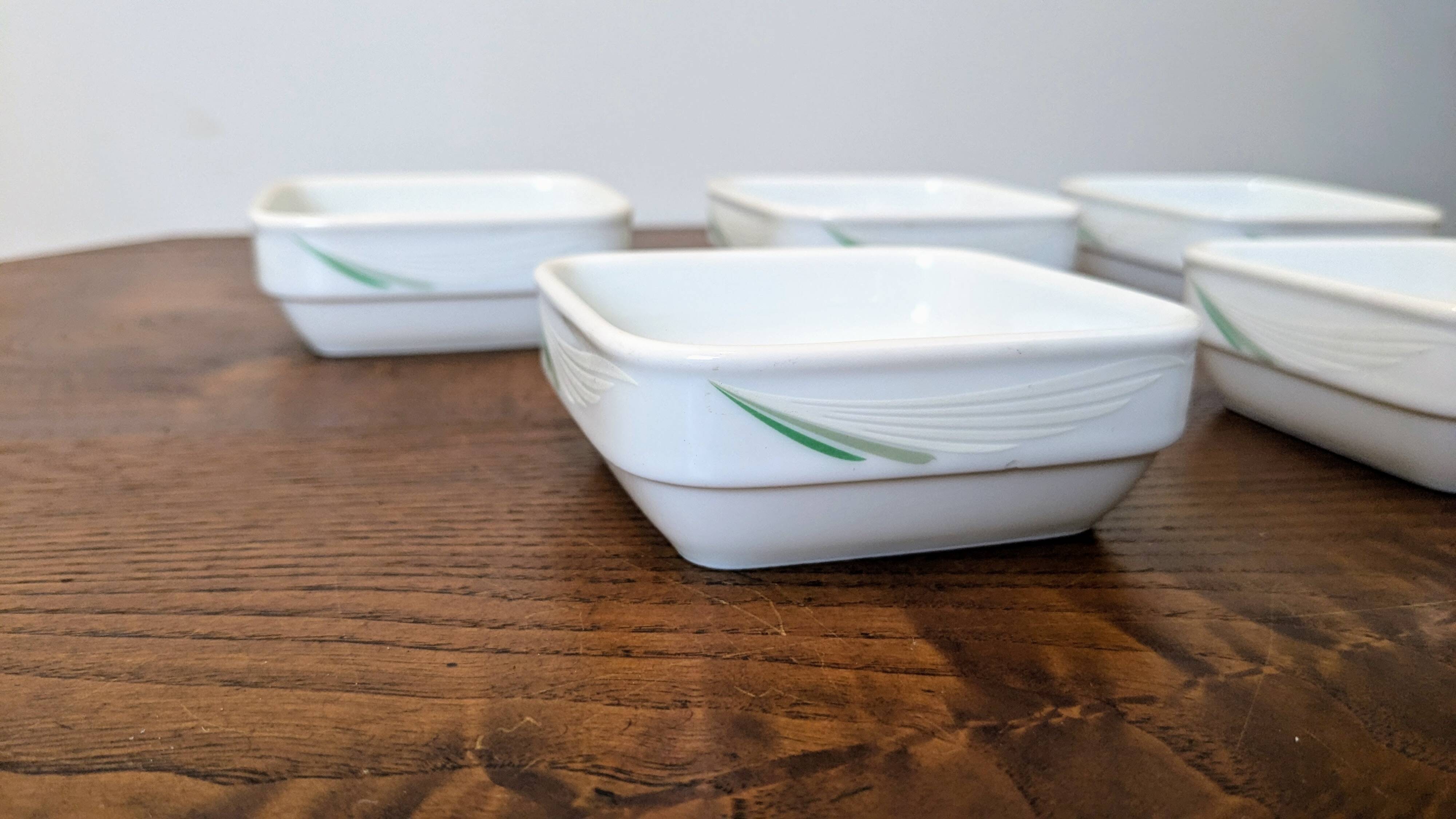 Set of 5 vintage bowls from Eva Air in porcelain from Noritake Japan