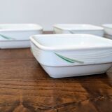 Set of 5 vintage bowls from Eva Air in porcelain from Noritake Japan