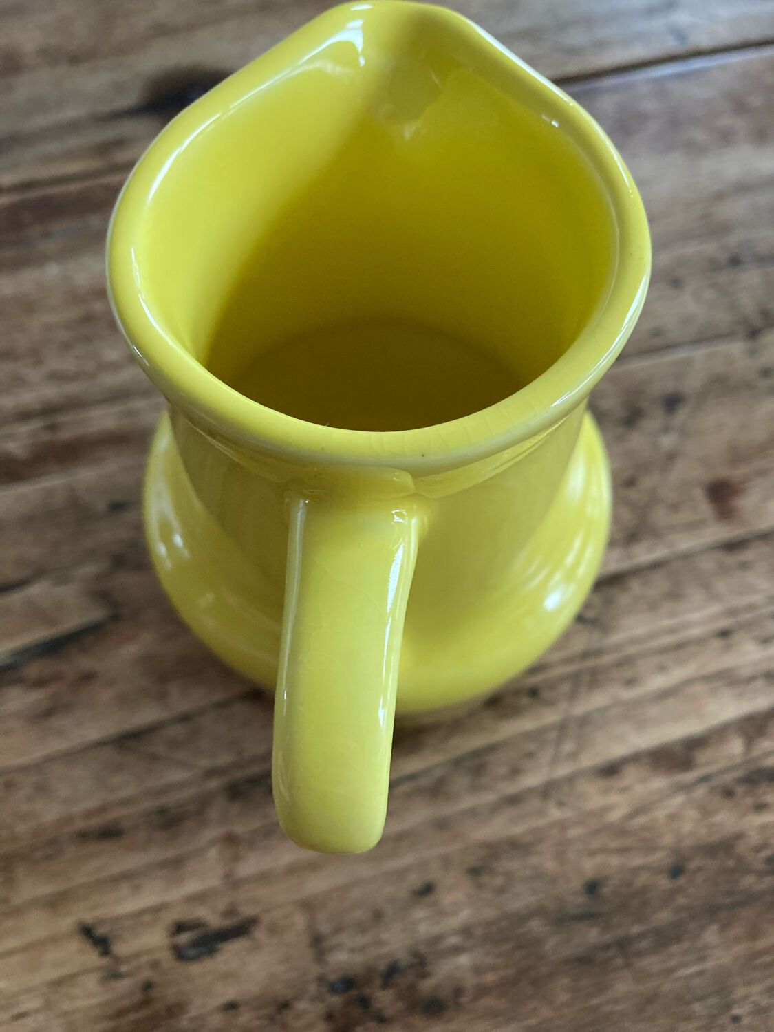 Saint Amand earthenware milk jug