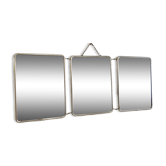 Miroir de barbier triptyque, années 1930-1950