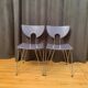 Pair of Mikado 1800 chairs, designed by Walter Leeman, Kusch+Co, Germany, 1970s