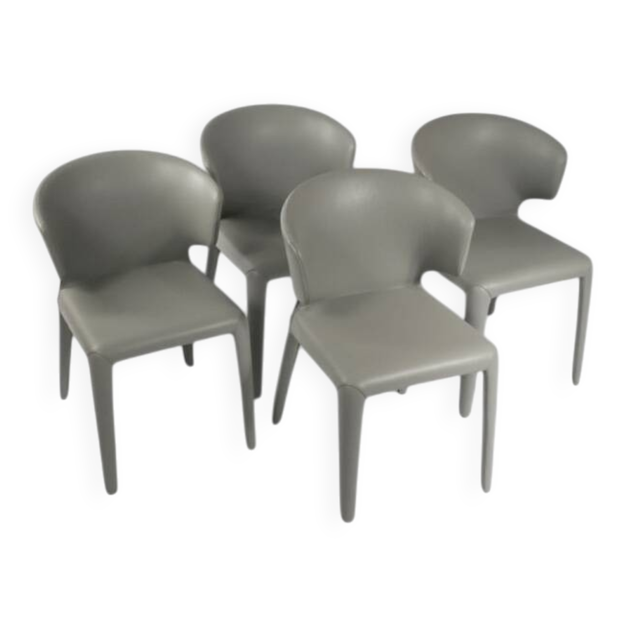 4 "Hola 367" chairs by Hannes Wettstein for Cassina