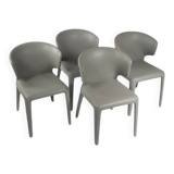 4 "Hola 367" chairs by Hannes Wettstein for Cassina