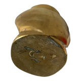 Brass owl book end