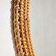 Round Wicker Framed Mirror, 1970s (MK10032)