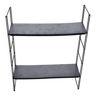 Two-tier iron string shelf