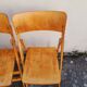 5 chaises pliantes bois vintage