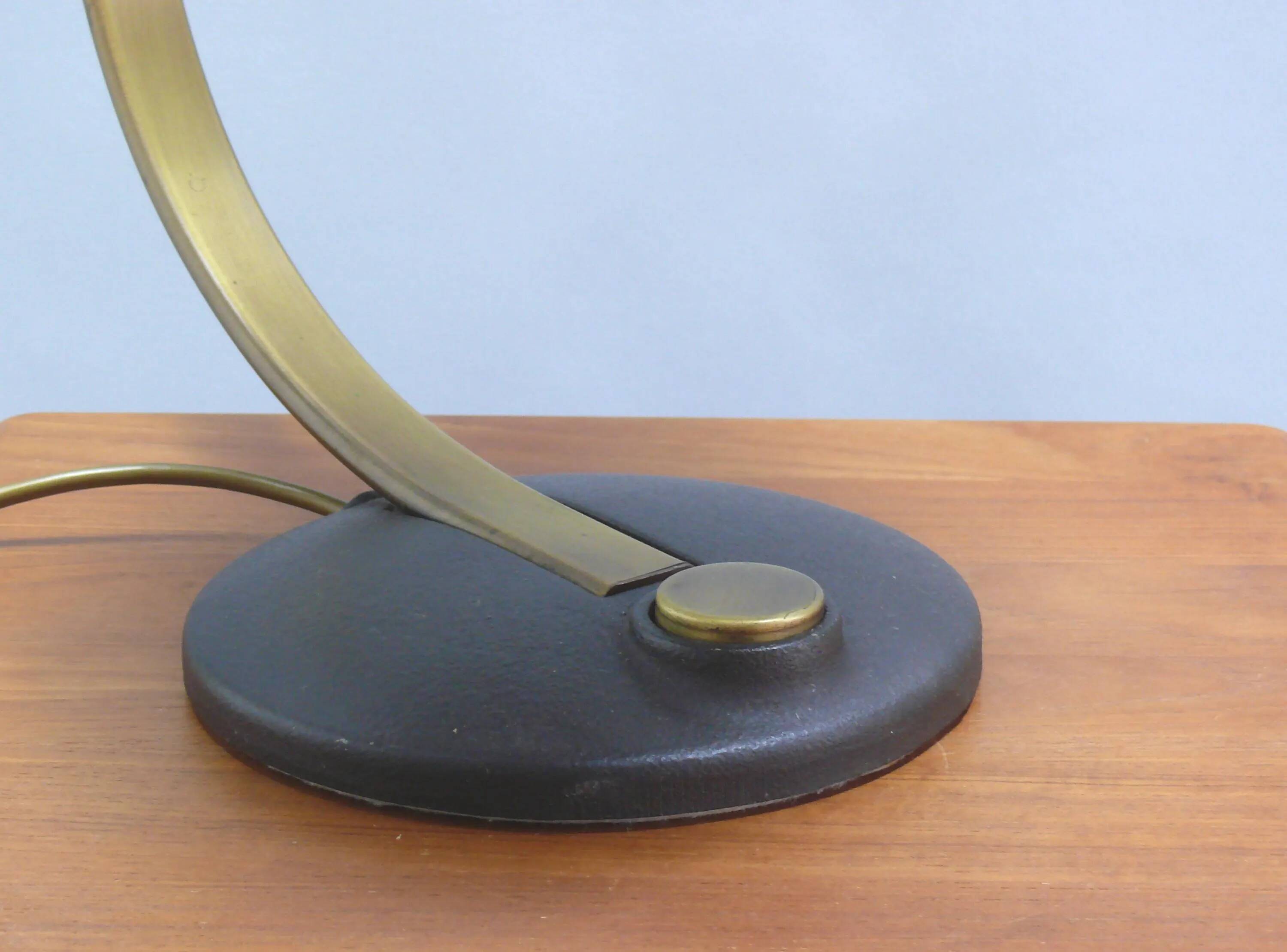 Brass table lamp, Hillebrand, 1960s