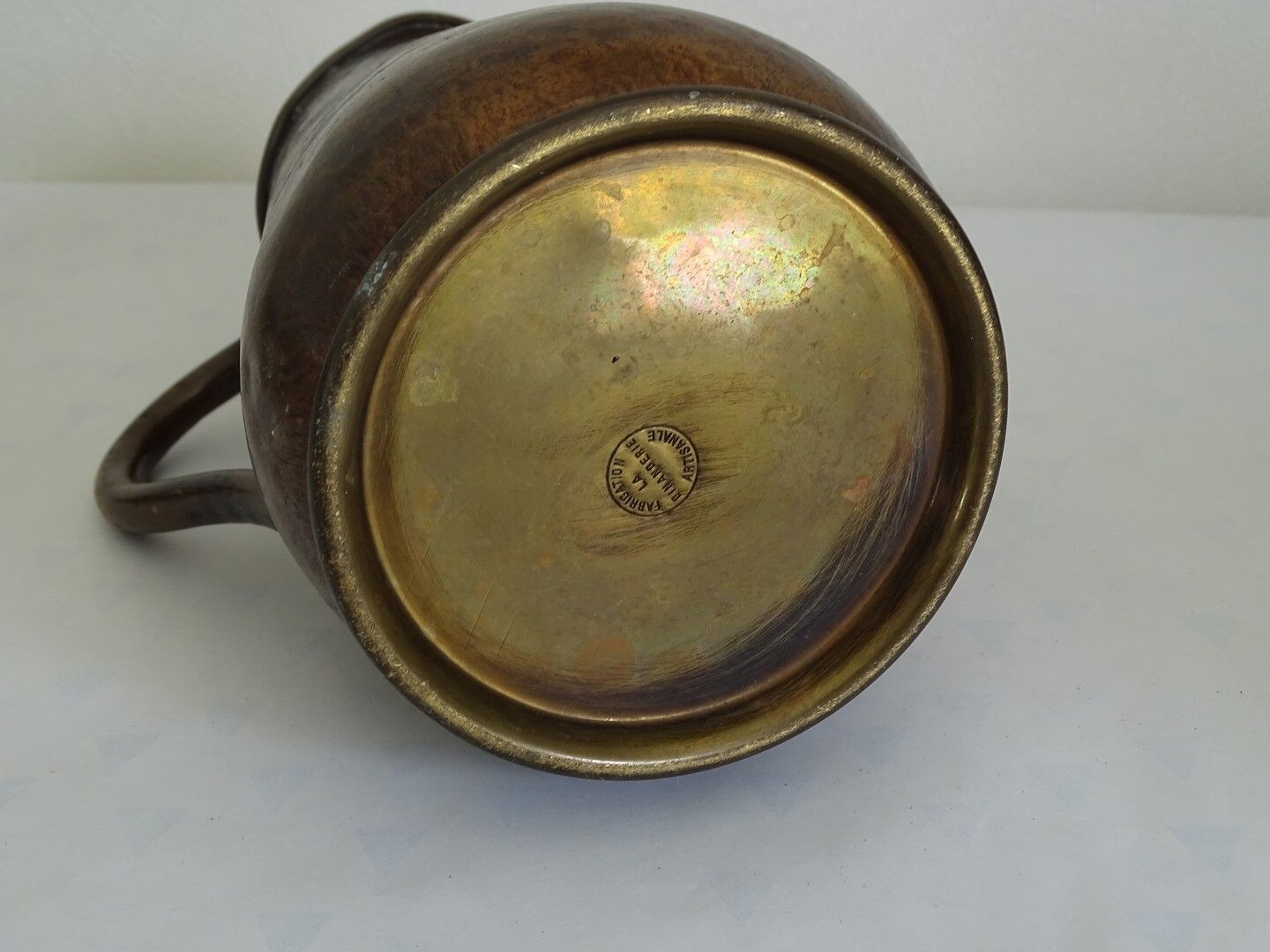 Copper pitcher