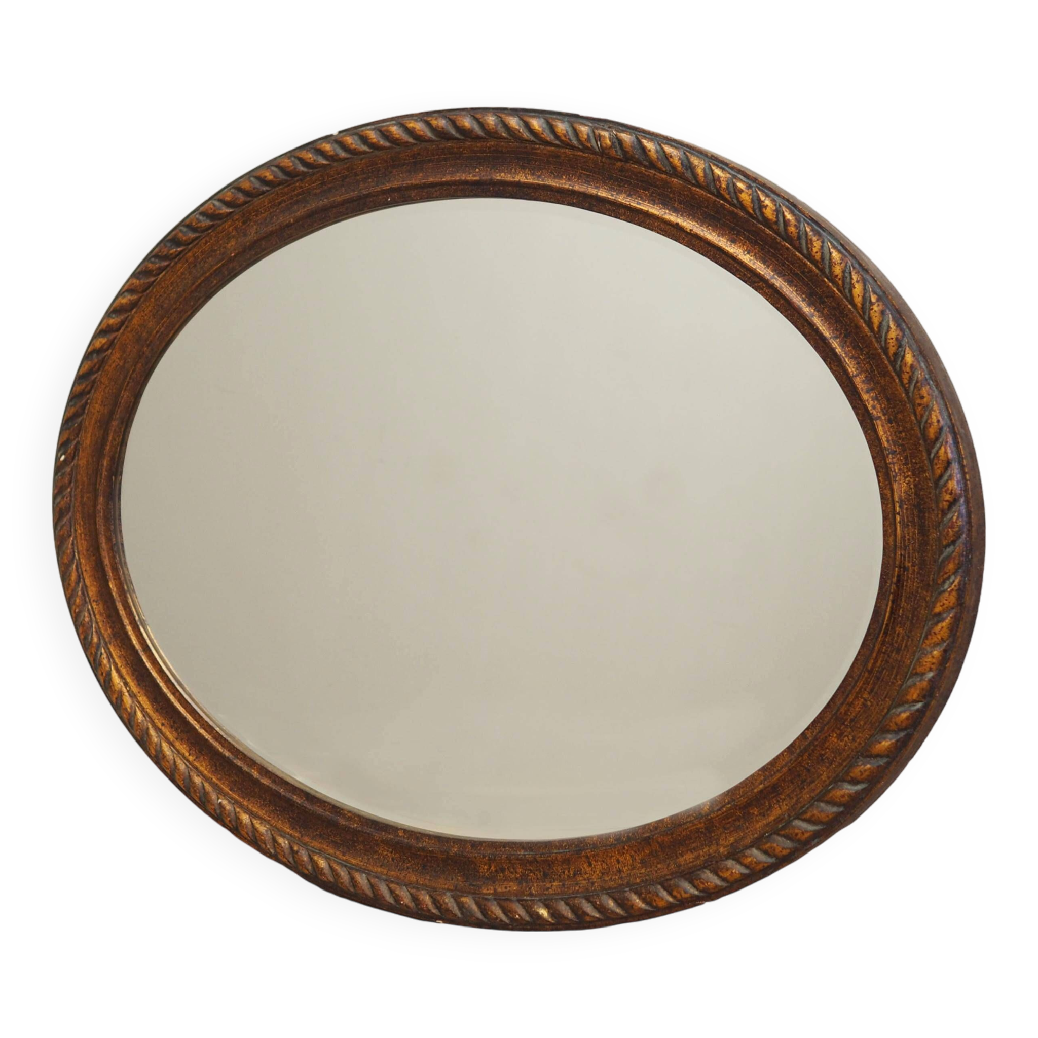 Mirror in wooden frame, Danish design, 1960s, production: Denmark