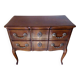 Small "crossbow" chest of drawers, Louis XV style, in walnut