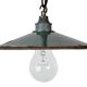 Industrial Green Enamel Light, 1950s