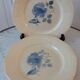 Set of 6 flat plates Digoin Sarreguemines 30s