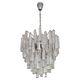 Mid-Century Modern Triedri Crystal Chandelier by Paolo Venini