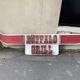 Buffalo Grill sign plate with neon