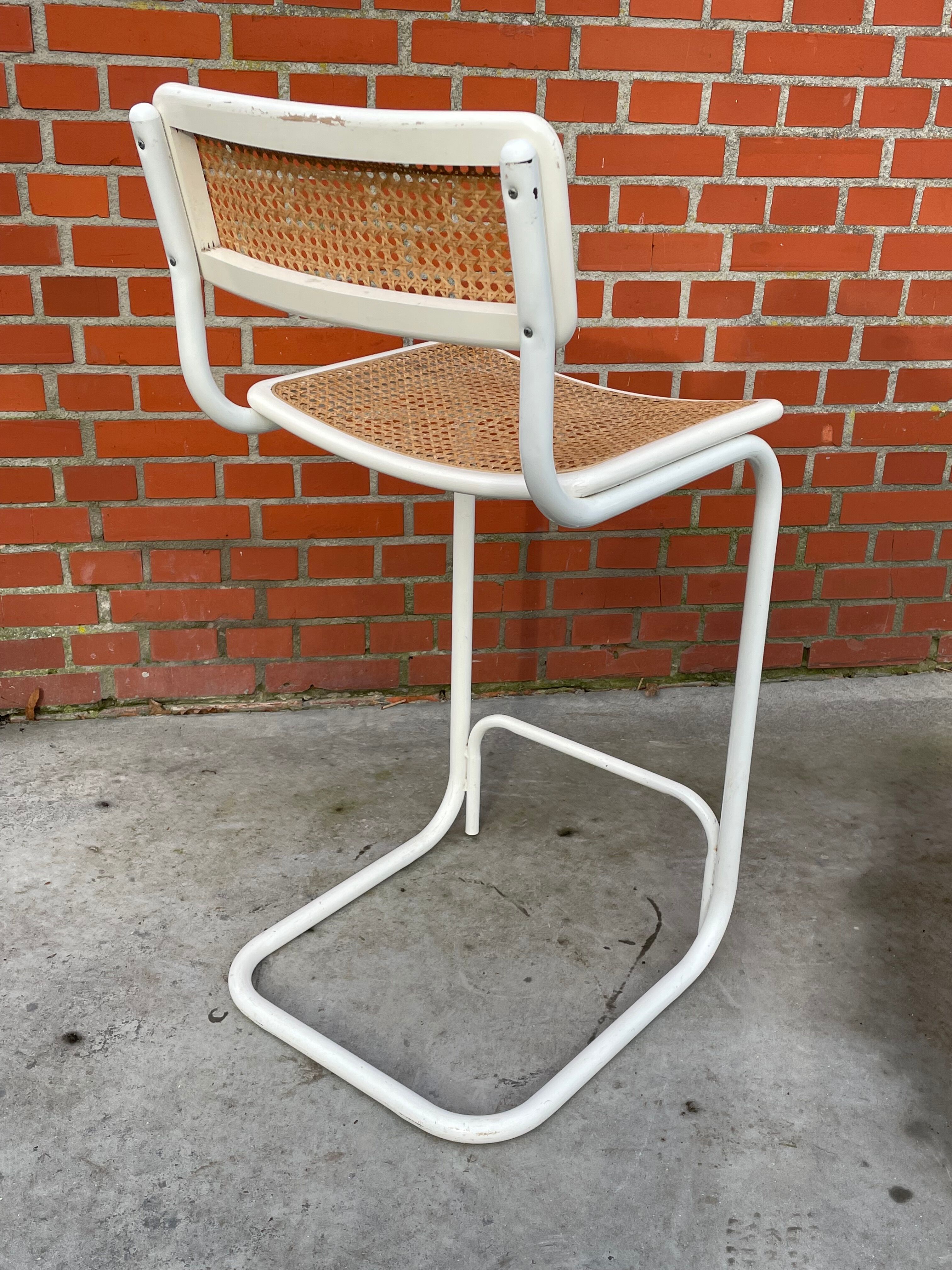 Vintage cesca design bar stool 80's design