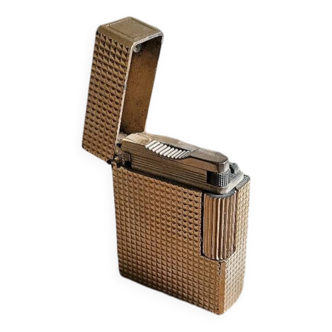 Briquet Dupont en plaqué or