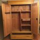 Louis Philippe fir-style wardrobe 2 closets 1 drawer