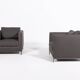 Pair of B&B Italia ‘Ray’ armchairs designed by Antonio Citterio