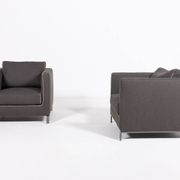 Pair of B&B Italia ‘Ray’ armchairs designed by Antonio Citterio
