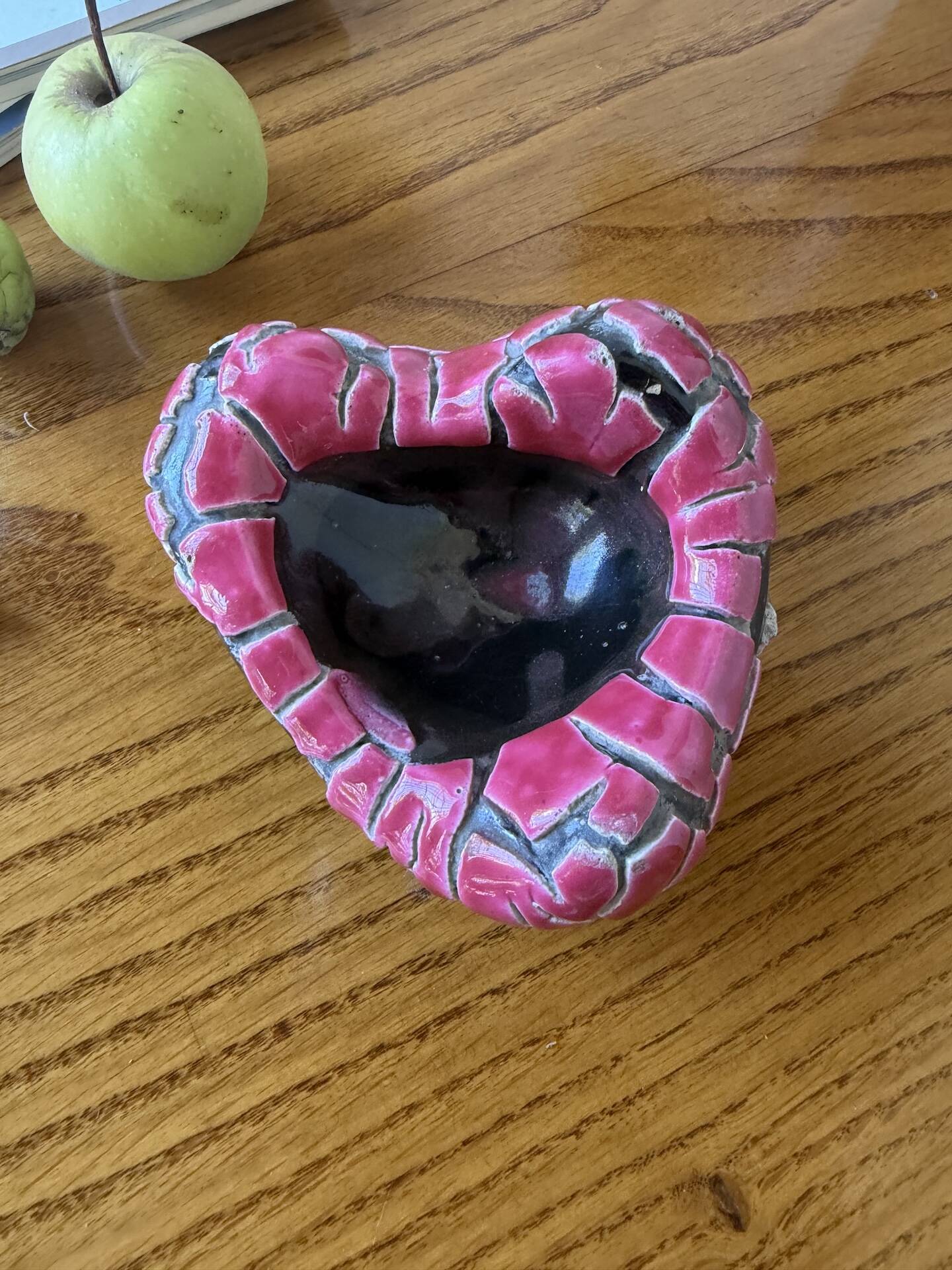 Fatlava style ashtray Vallauris pink