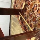 Table bistrot bois et laiton