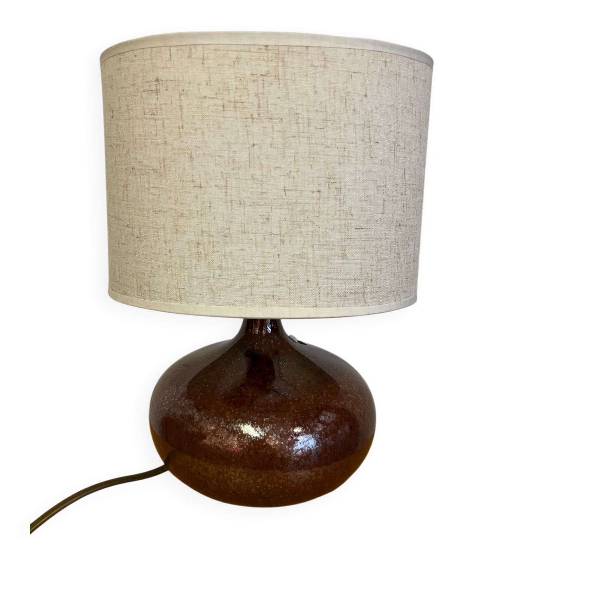 Vintage stoneware floor lamp