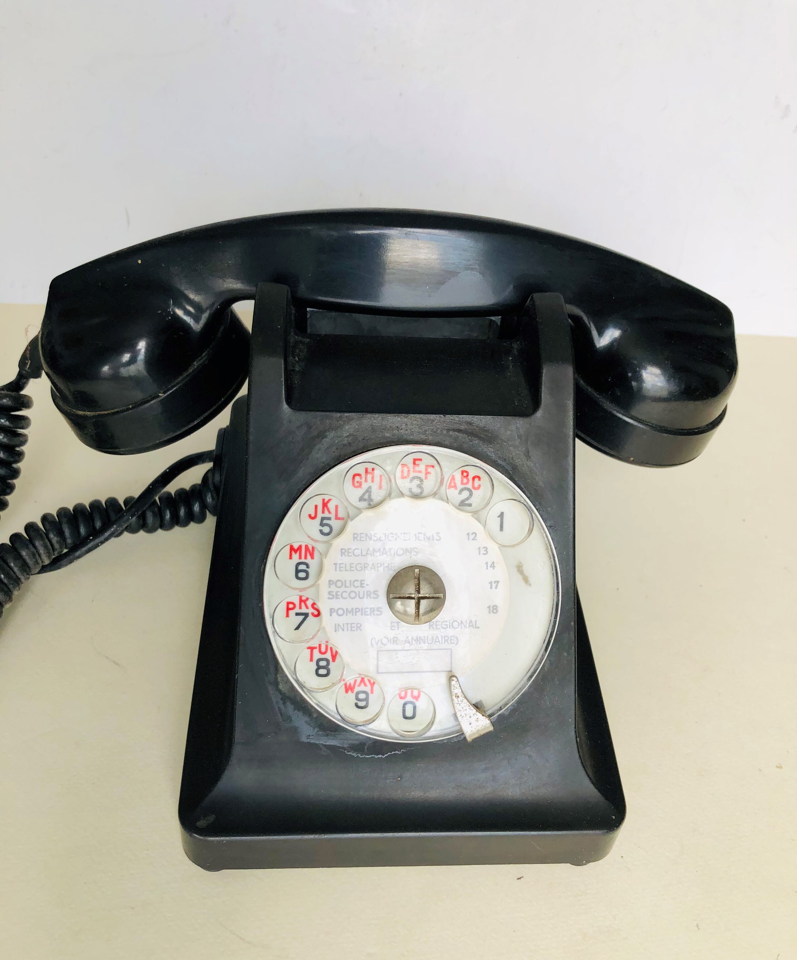 Old bakelite phone