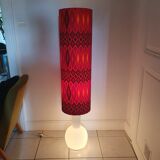Floor lamp opaline base 2 lights Doria Leuchten