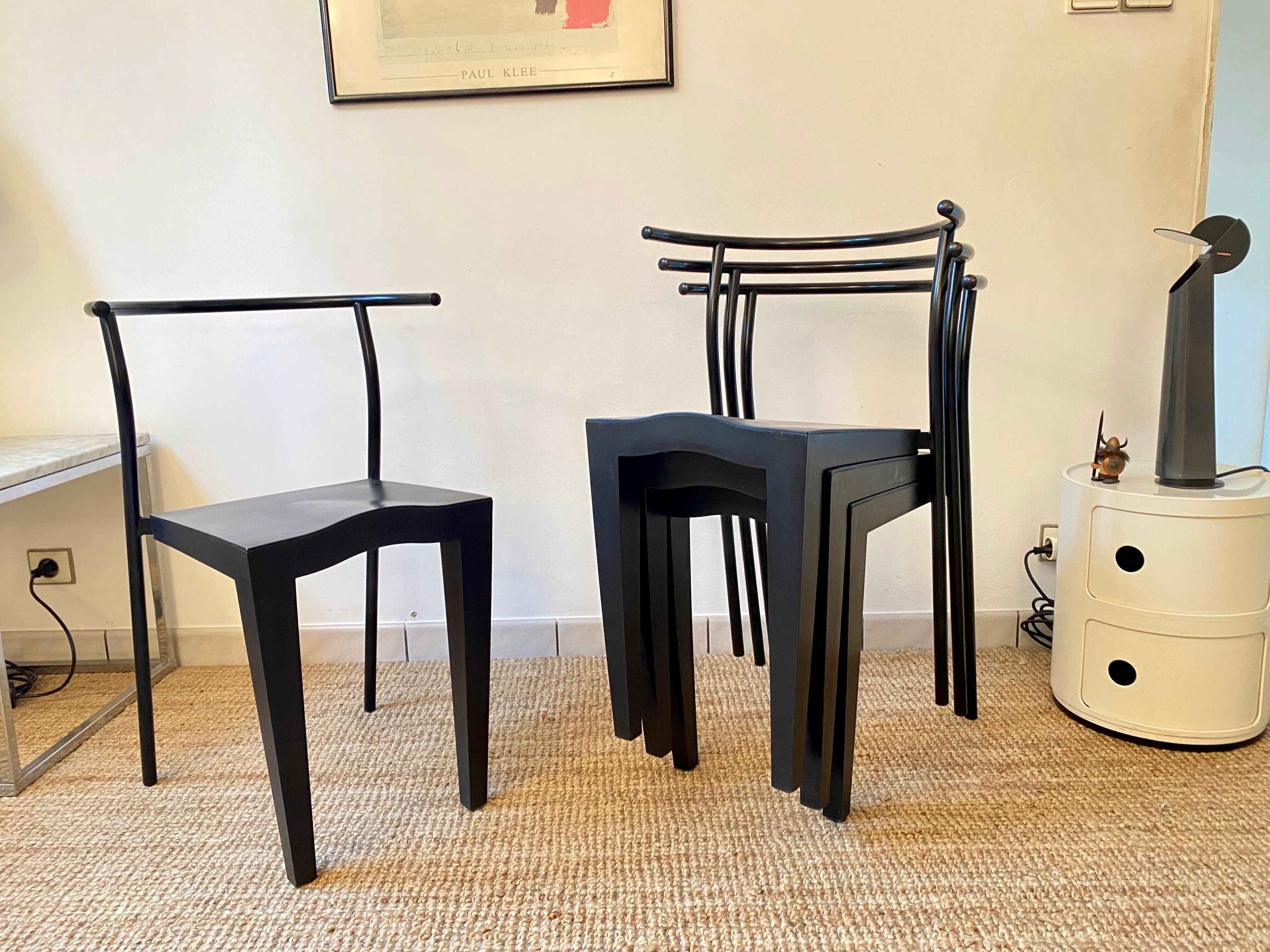 Chairs kartell dr Glob design Philippe Starck vintage 80s
