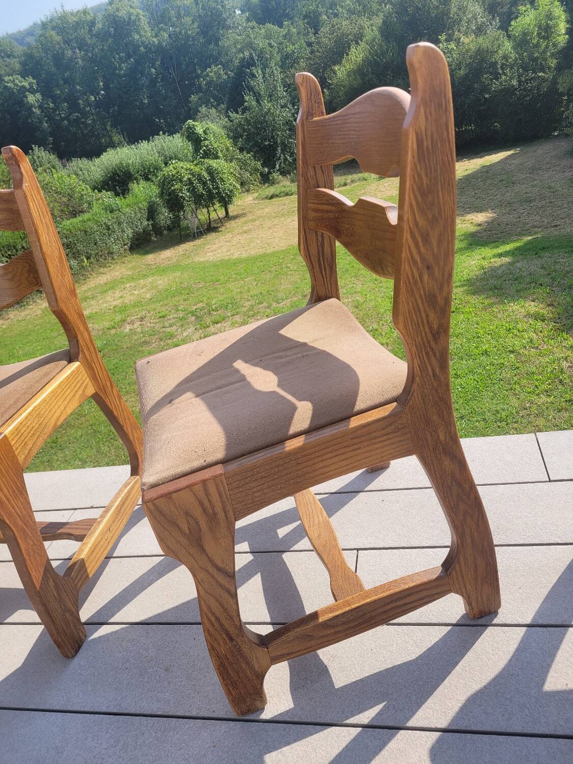 4 Guillerme and Chambron chairs