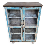 Old Burmese teak display case