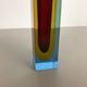 Murano glass sommerso vase designed by Flavio Poli, Italy, 1970s