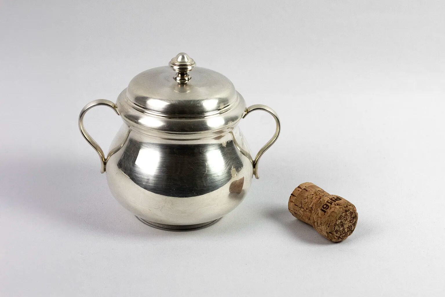 Christofle silver-plated sugar bowl – Bagatelle model (Gallia Collection)