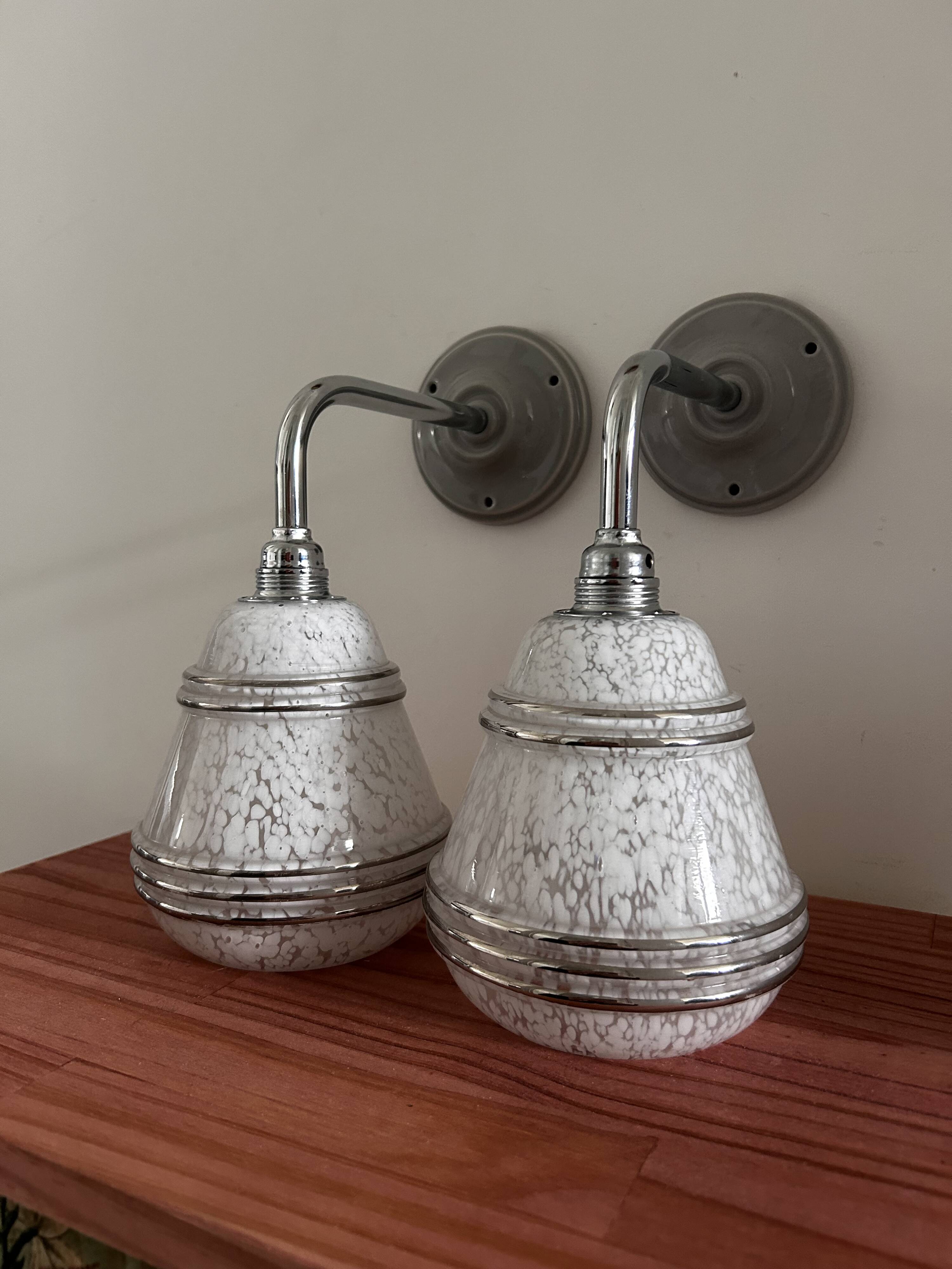 Pair of vintage wall lights