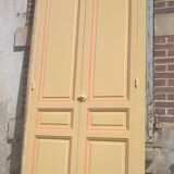 Set of large double old cupboard doors