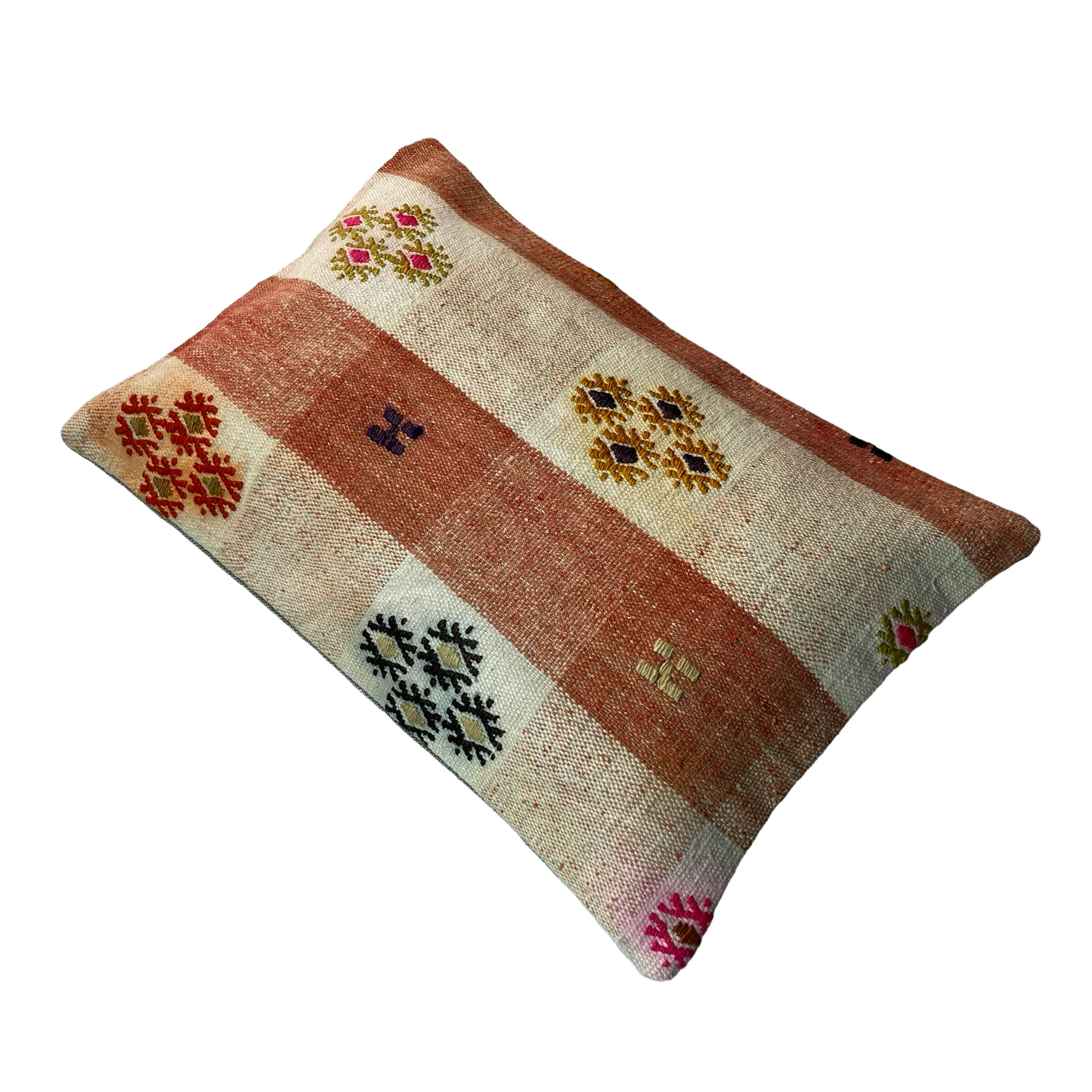 Vintage turkish handmade cushion cover , 30 x 50 cm