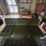 velvet sofa from the 70s