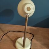 Bedside lamp desk metal brass patinated cream dp 0222f058
