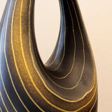 Black and yellow Saint Clement pitcher vase