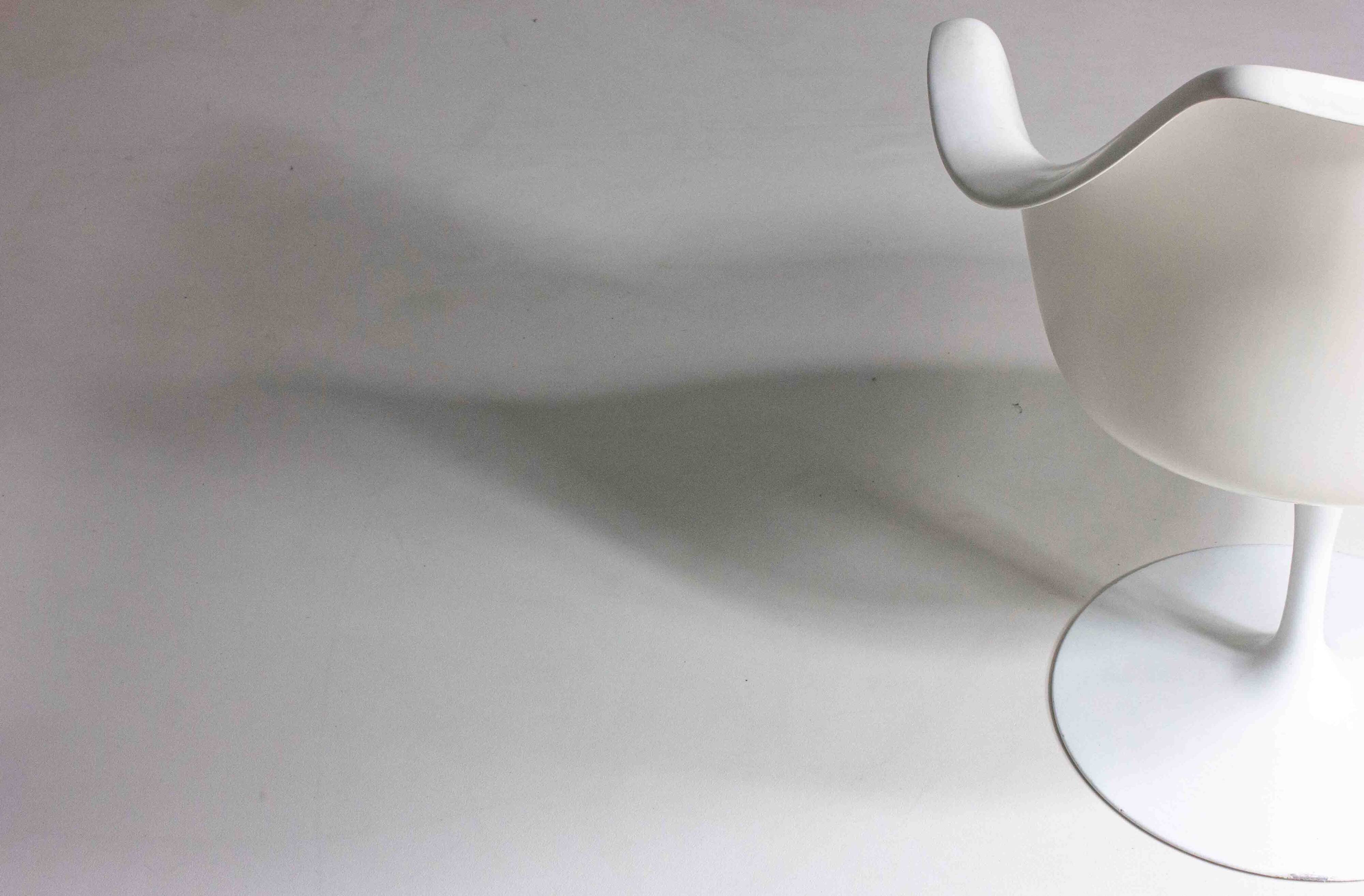 Large set of 8 tulip armchairs by Eero Saarinen for Knoll International, 1970s