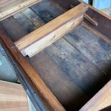 Oak desk with 2 drawers, 97 x 58 cm