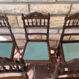 Lot 5 chaises style Henri II