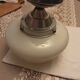 Lustre verre blanc  annees 60