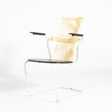 Swedish metal-backed armchair 1960s
