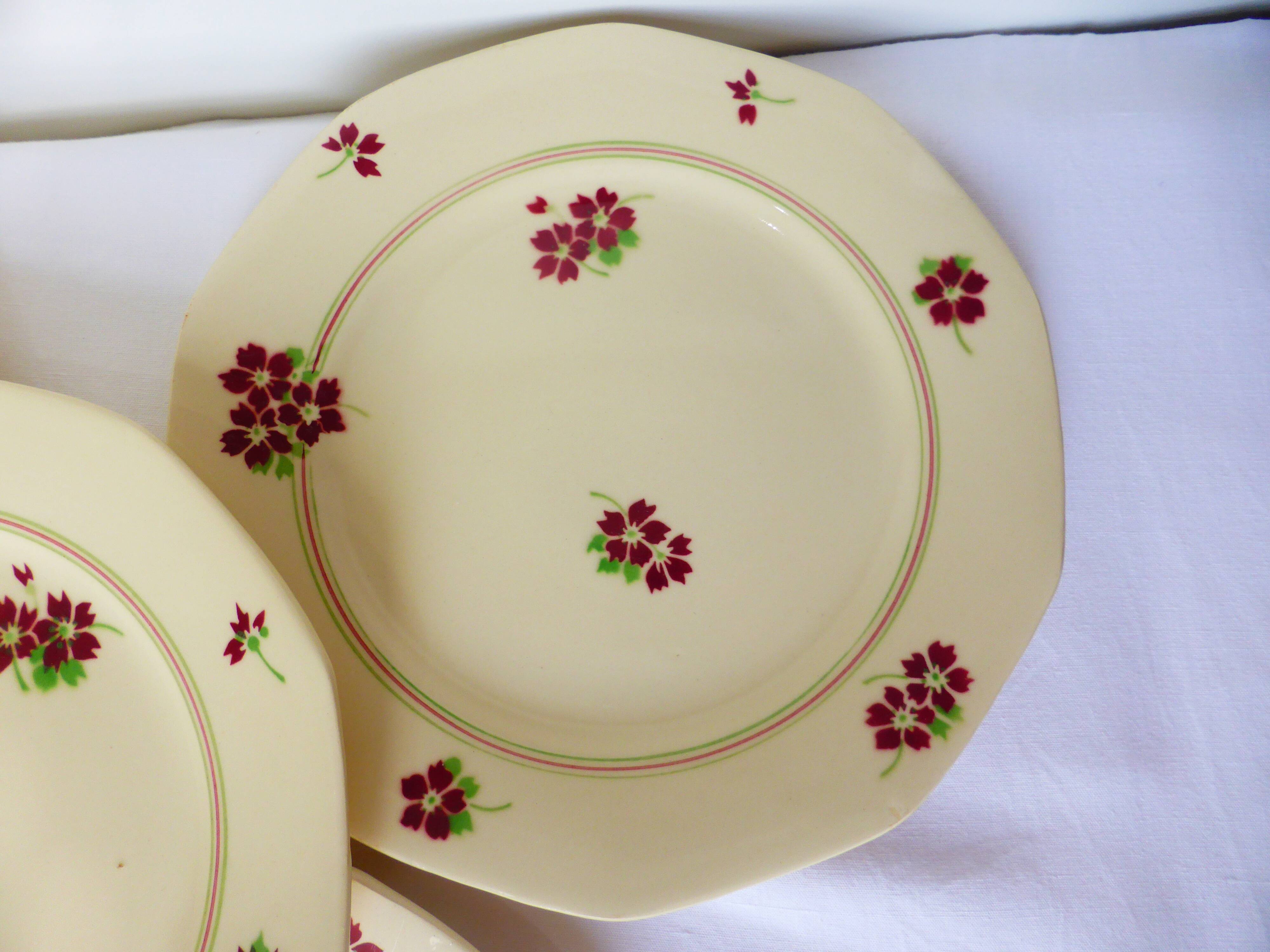 5 flat plates from the Moulin des Loups and Hamage model Paul 220539