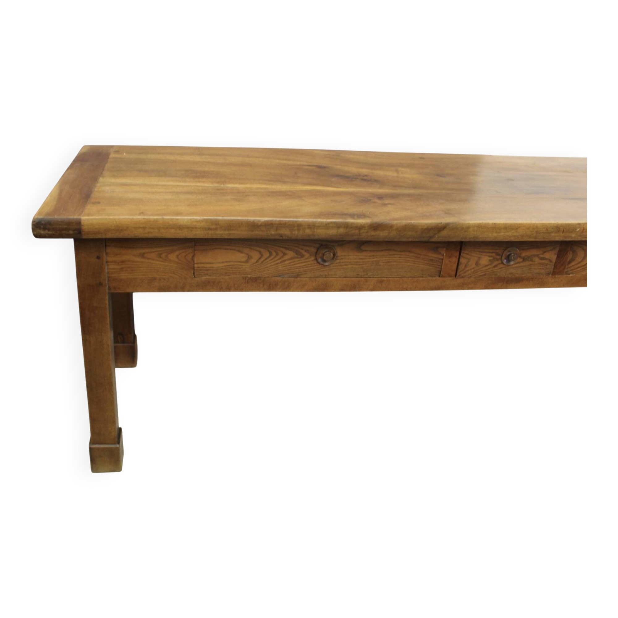 19th Century Walnut Farm Table