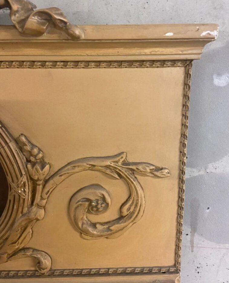 Large old Trumeau mirror Louis XVI style 1900 era